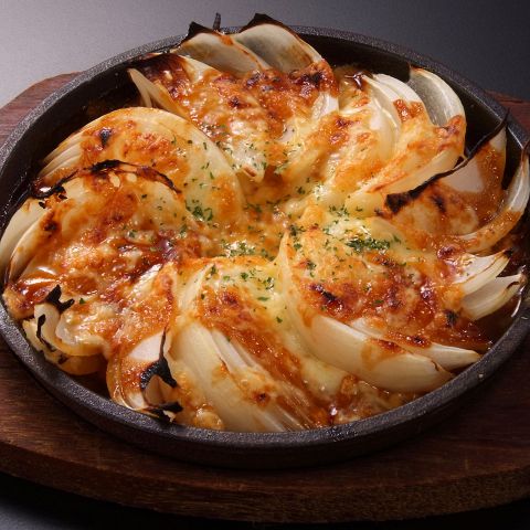 玉ねぎの味噌チーズオーブン焼き