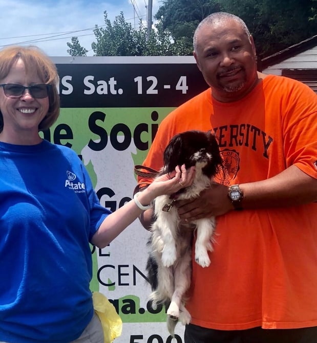 Allstate Foundation Helping Hands Grant
Derron Watson & Leslie Brock gave their time and helped the Humane Society of Northwest Georgia to receive a $1,000 Allstate Foundation Helping Hands Grant. The Allstate Foundation supports the causes that Allstate agency owners, Personal Financial Representatives and staff care about most by providing Allstate Foundation Helping Hands Grants to nonprofits where they volunteer their time to help communities thrive.