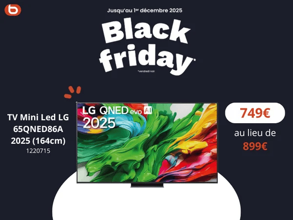 Black friday à Boulanger Beauvais, promotion TV Samsunge, TCL, LG, Sony