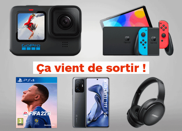 gopro 10, switch oled, fifa 22, xiaomi 11t, bose QC 45 - Boulanger Aubagne