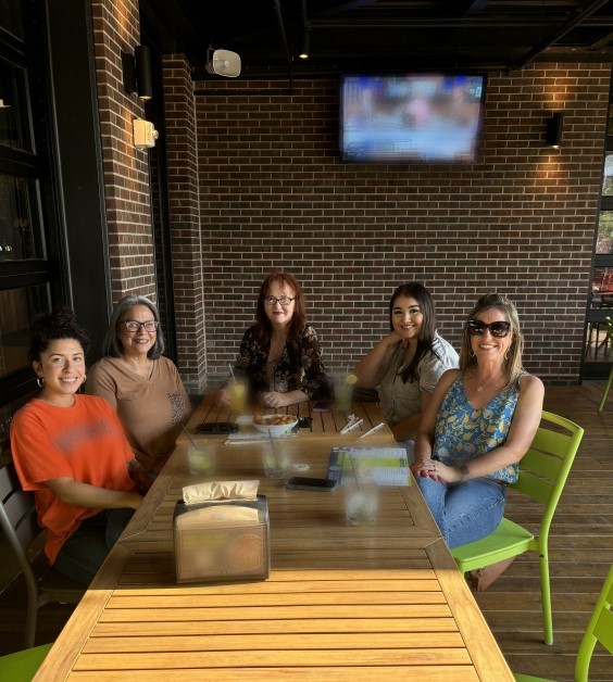 In September 2024, I took my team out to a restaurant to celebrate them and their hard work assisting others in the community with their insurance needs.