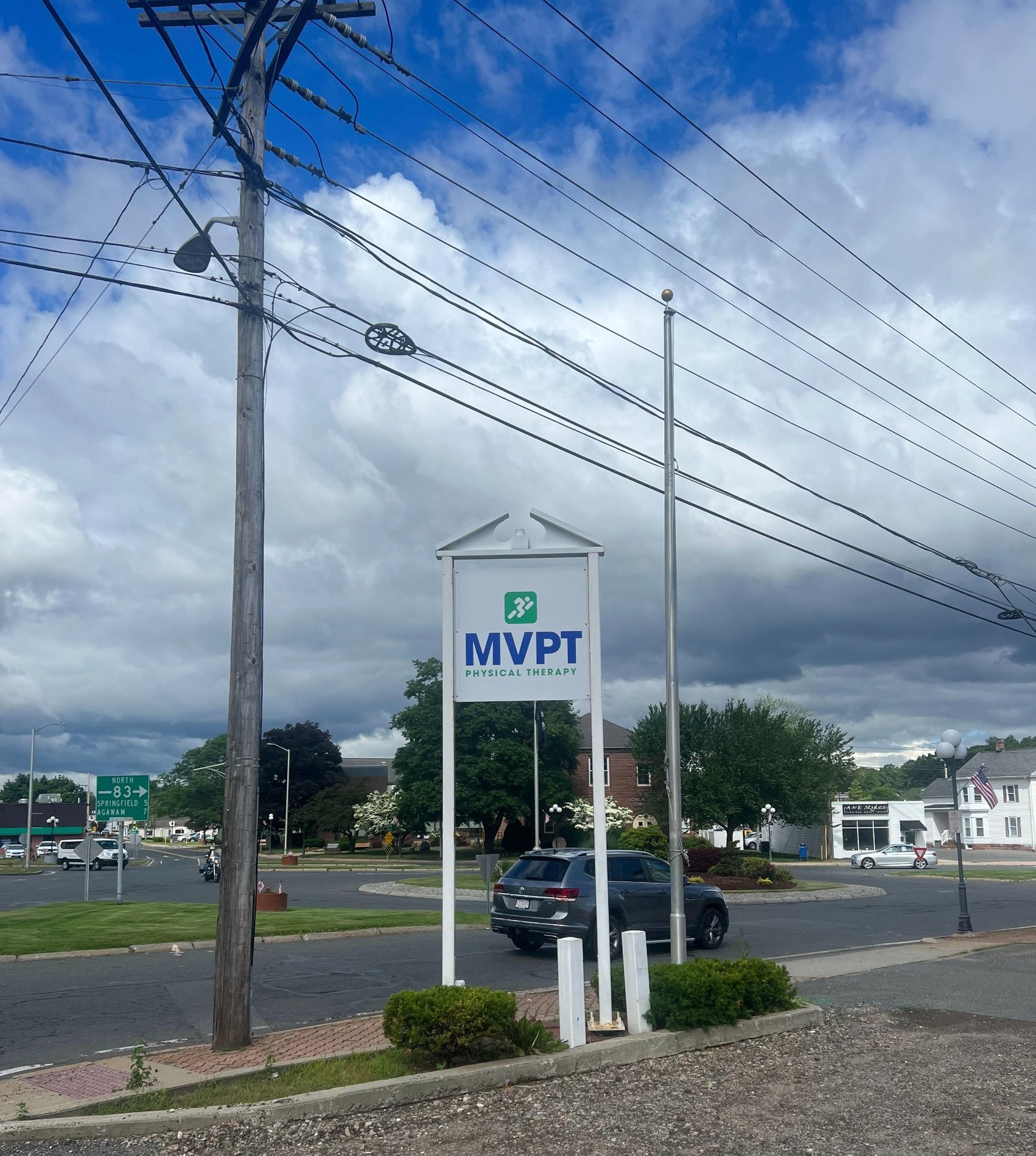 MVPT Physical Therapy East Longmeadow MA sign street view