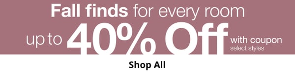 40% off on furniture at JCPenney