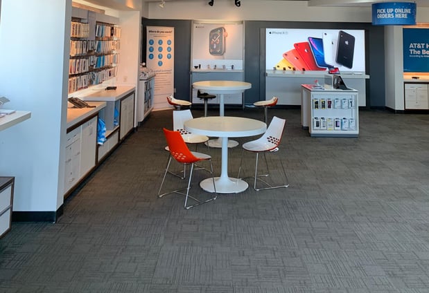Left side of store