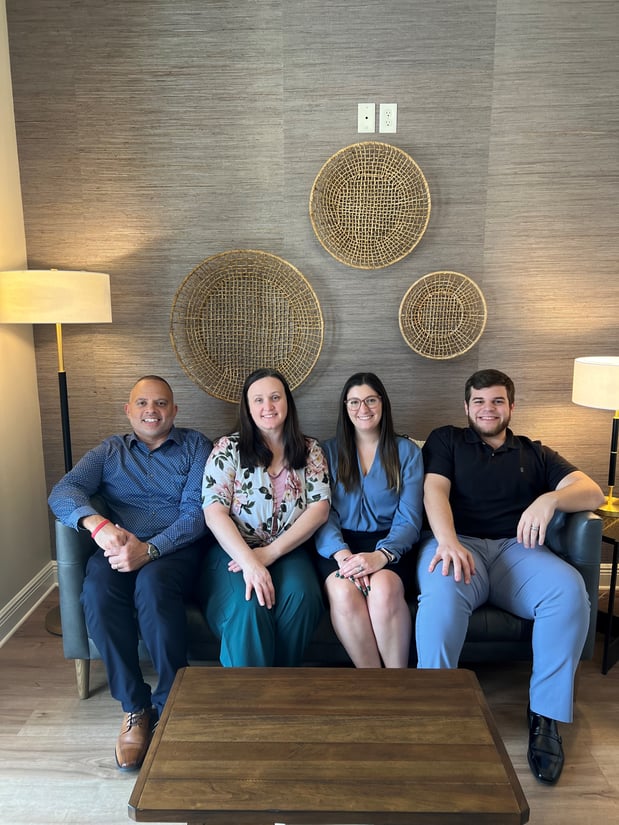 Left to Right Matt Turpin, Jamie Padilla, Destini Jenkinson, Albert Allen
