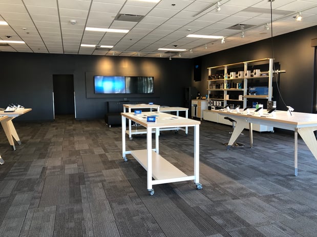 Inside of AT&T Store (middle of store)