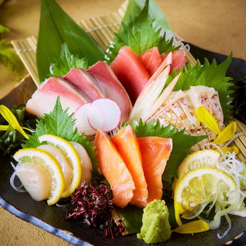 刺身盛合せ5種3貫