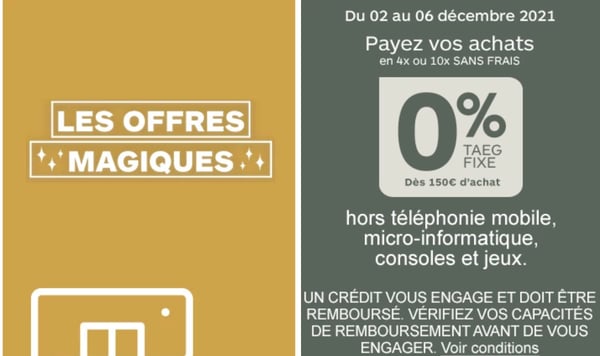 les offres magiques