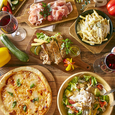 『肉バルカジュアルコース』まずはお試し、2次会にも♪2.5時間飲み放題付き6品3480円⇒2480円