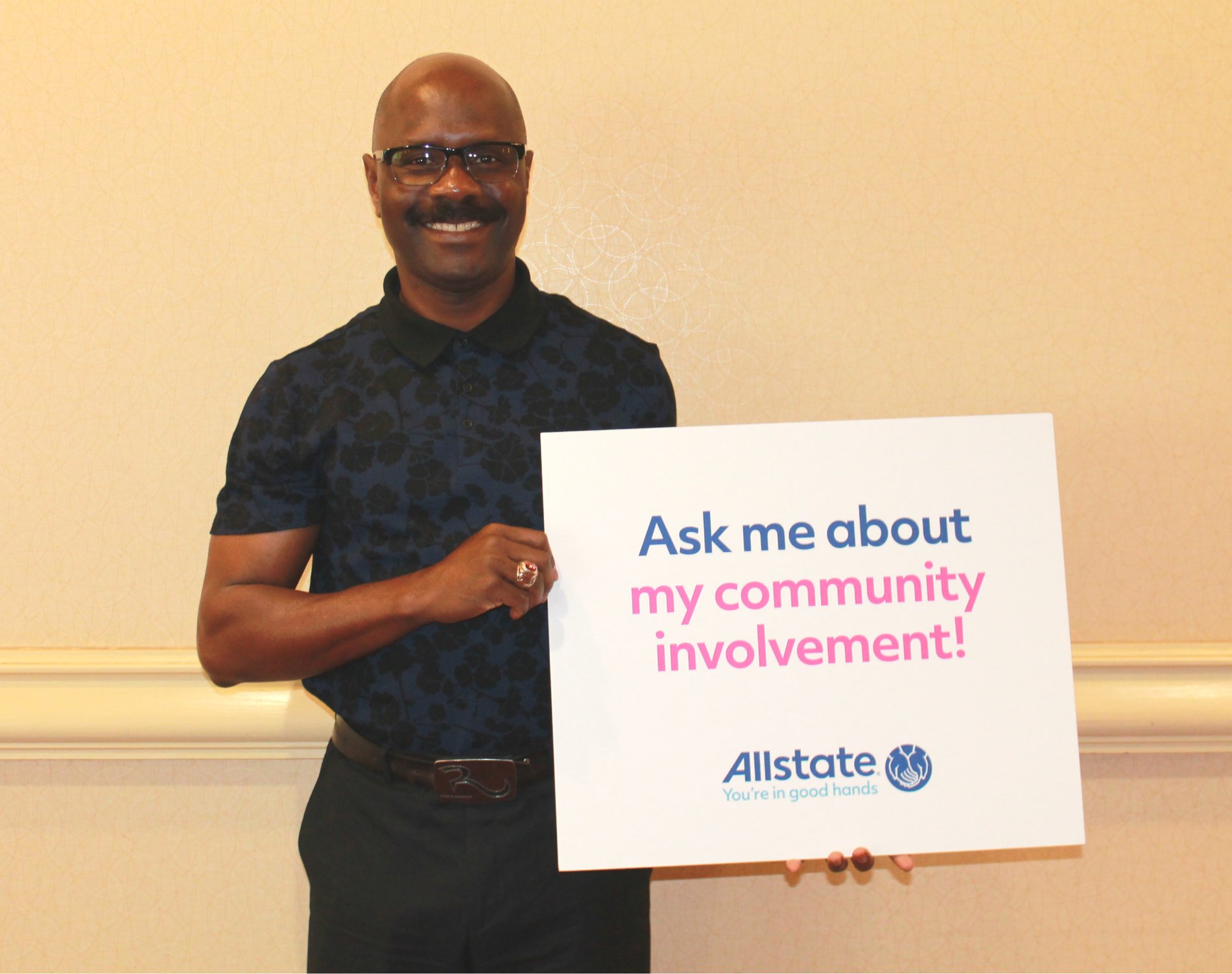 Ask me about my community involvement!