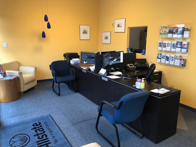 Front office where you will be greeting by a smiling face.