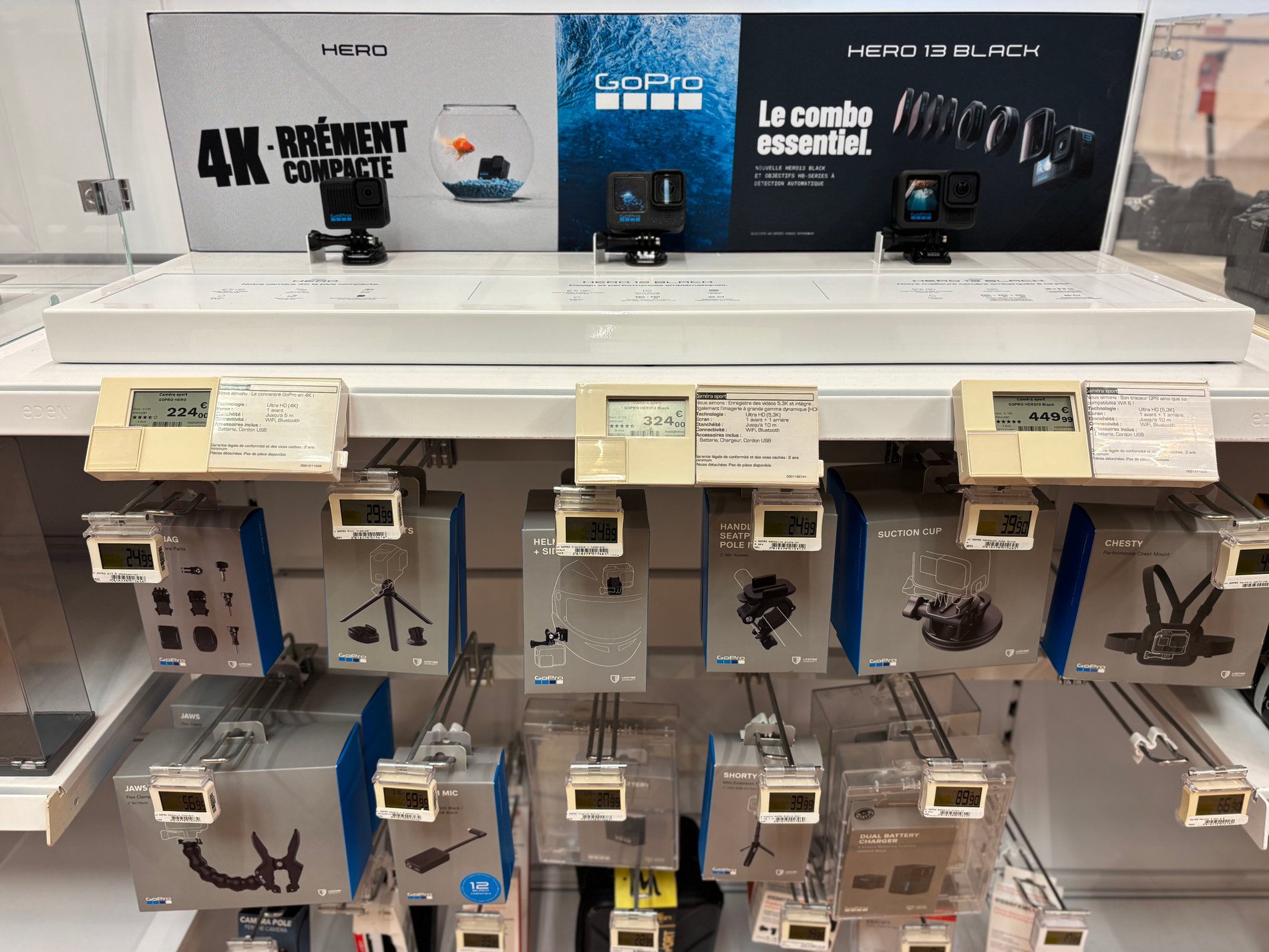 Rayon Caméra Gopro et ses accessoires