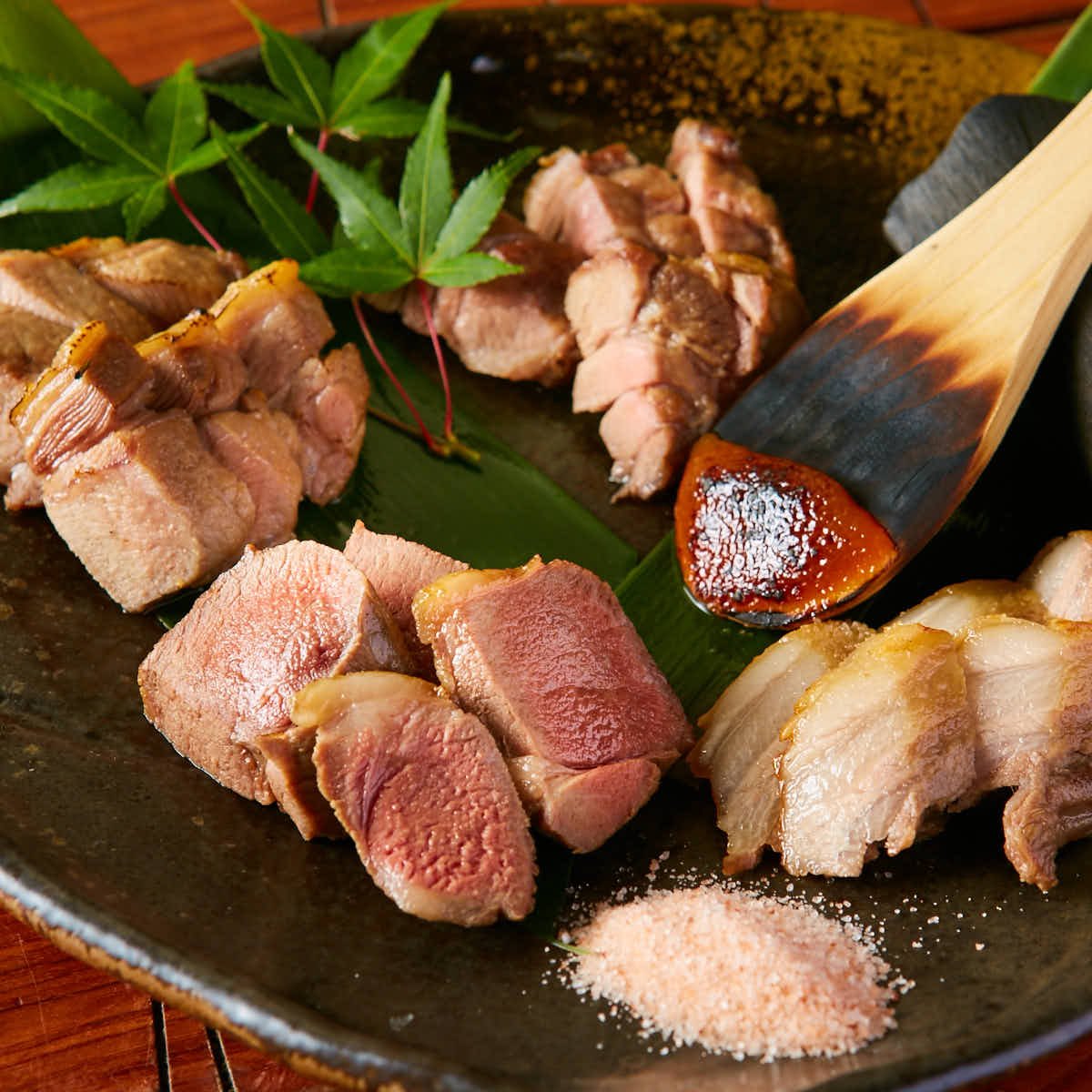 猪ロース、肩ロース、モモ、バラ肉 4種 炉端焼き