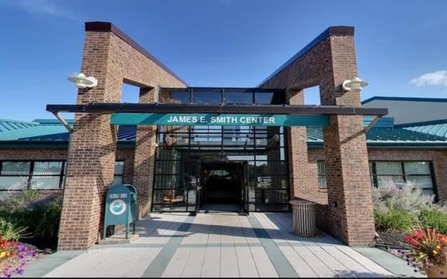 Main Entrance to Perinton Rec Community Center.