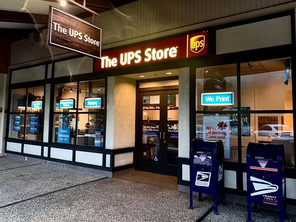 Facade of The UPS Store Monterey - Del Monte Shopping Center