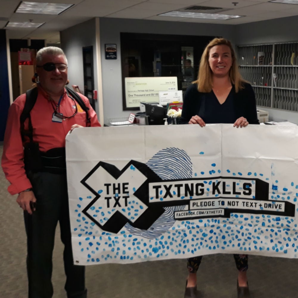2019 - more than 900 students pledged to X the Text® at both Littleton and Heritage high schools.