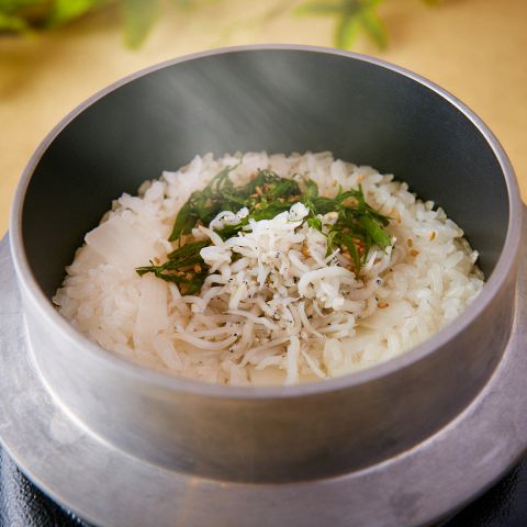 本日の旬の釜飯