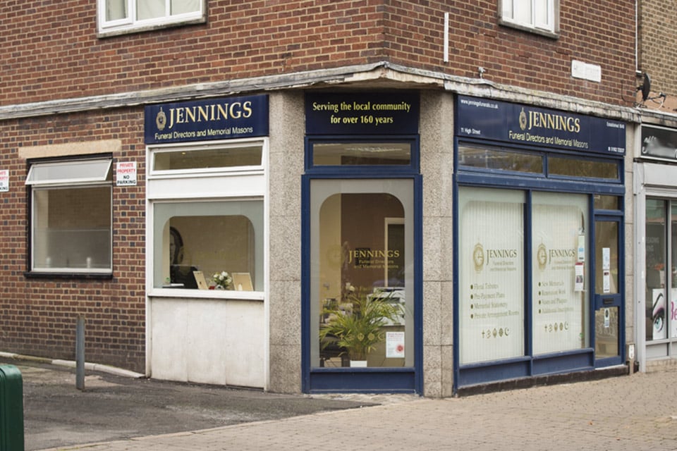 Jennings Funeral Directors in Wednesfield.