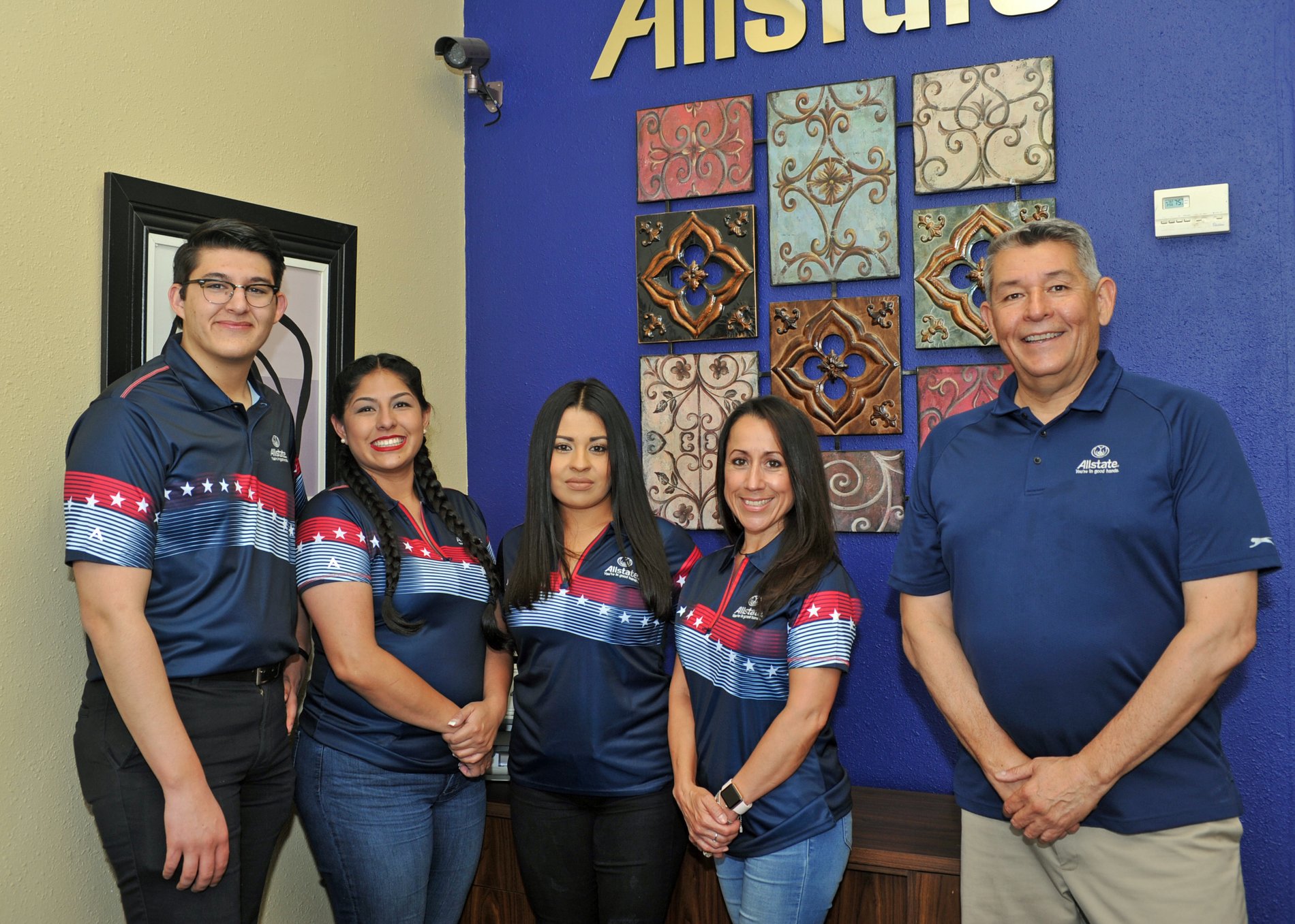 Our 5 Star rated agency staff. From left to right; Ivan, Andrea, Ana, Laura, and Raul