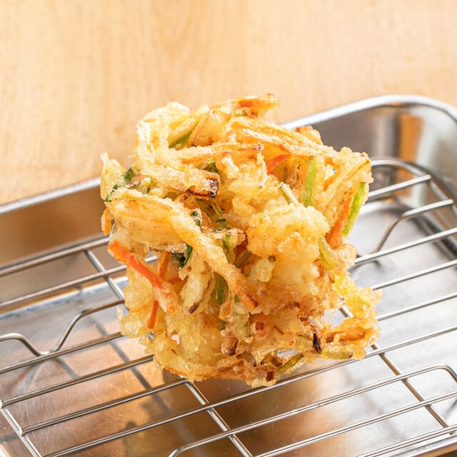 海老と野菜のかき揚げ
