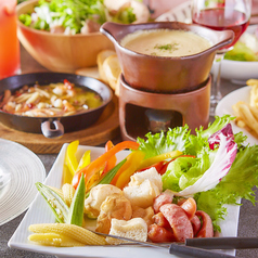 『チーズ女子会~cheese~』★特製チーズフォンデュ付きコース♪◇3時間飲み放題付【8品2980円】