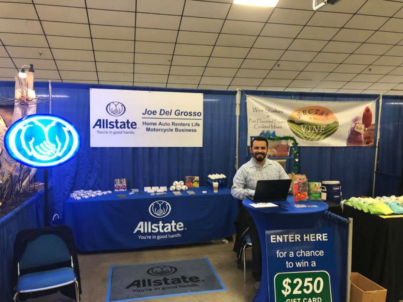Richard Calderon attending our local 2018 Home and Garden Expo.