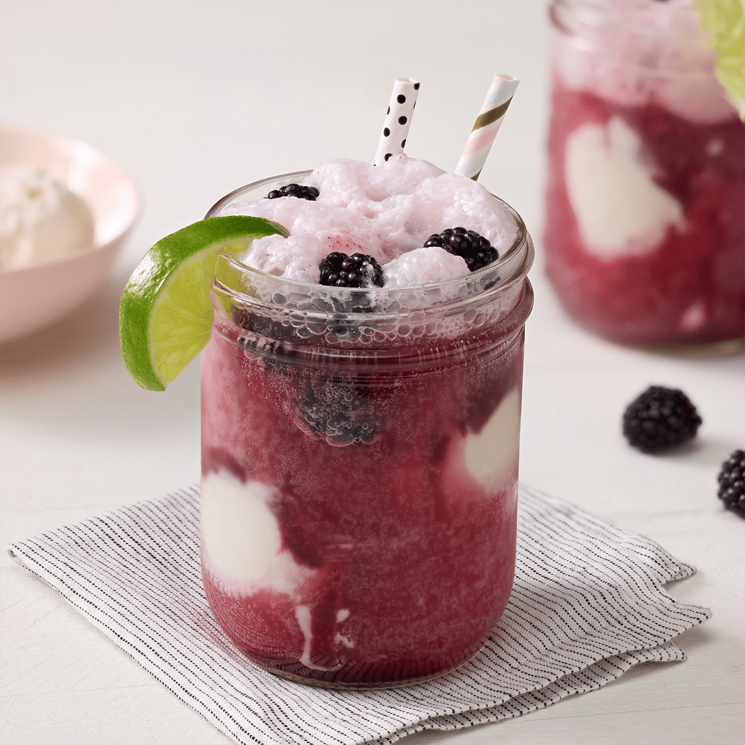 blackberry lime float by popwell