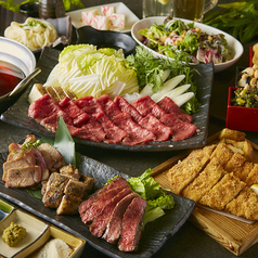 ■極■ 柚月特選★熟成肉3種盛り合わせ!熟成肉をご堪能♪【時間無制限飲み放題付】7品 5,000円