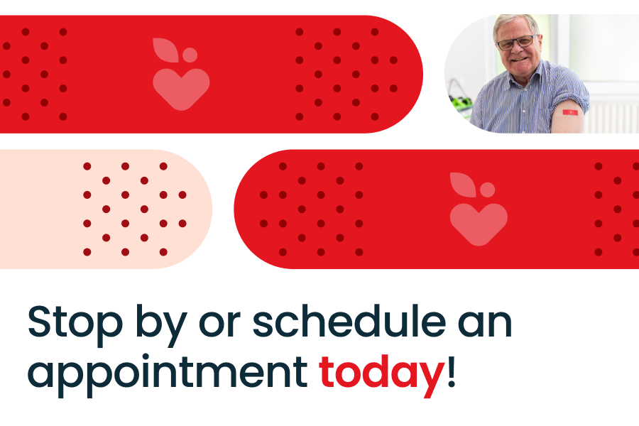 stop by or schedule and appointment today