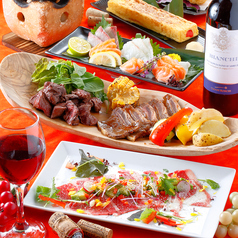 1月◆牛ハラミステーキの鉄板焼付き「贅沢鉄板」コース◆2h飲放付9品【4000円(税抜)】