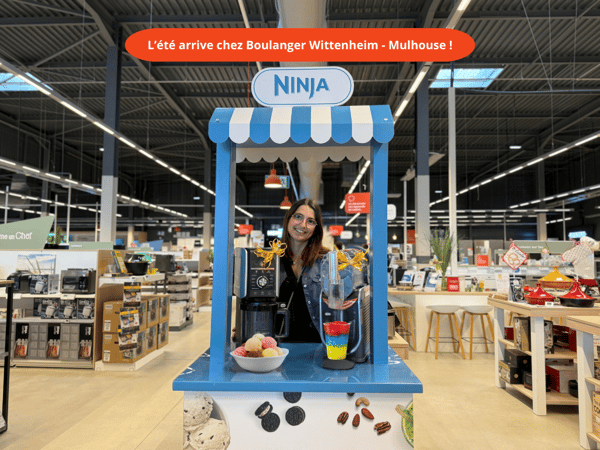 été, chaleur, soleil, rafraîchissements, sorbetière, machine à granités, glaces, marque ninja, électroménager, multimédia, boulanger, Wittenheim, Mulhouse