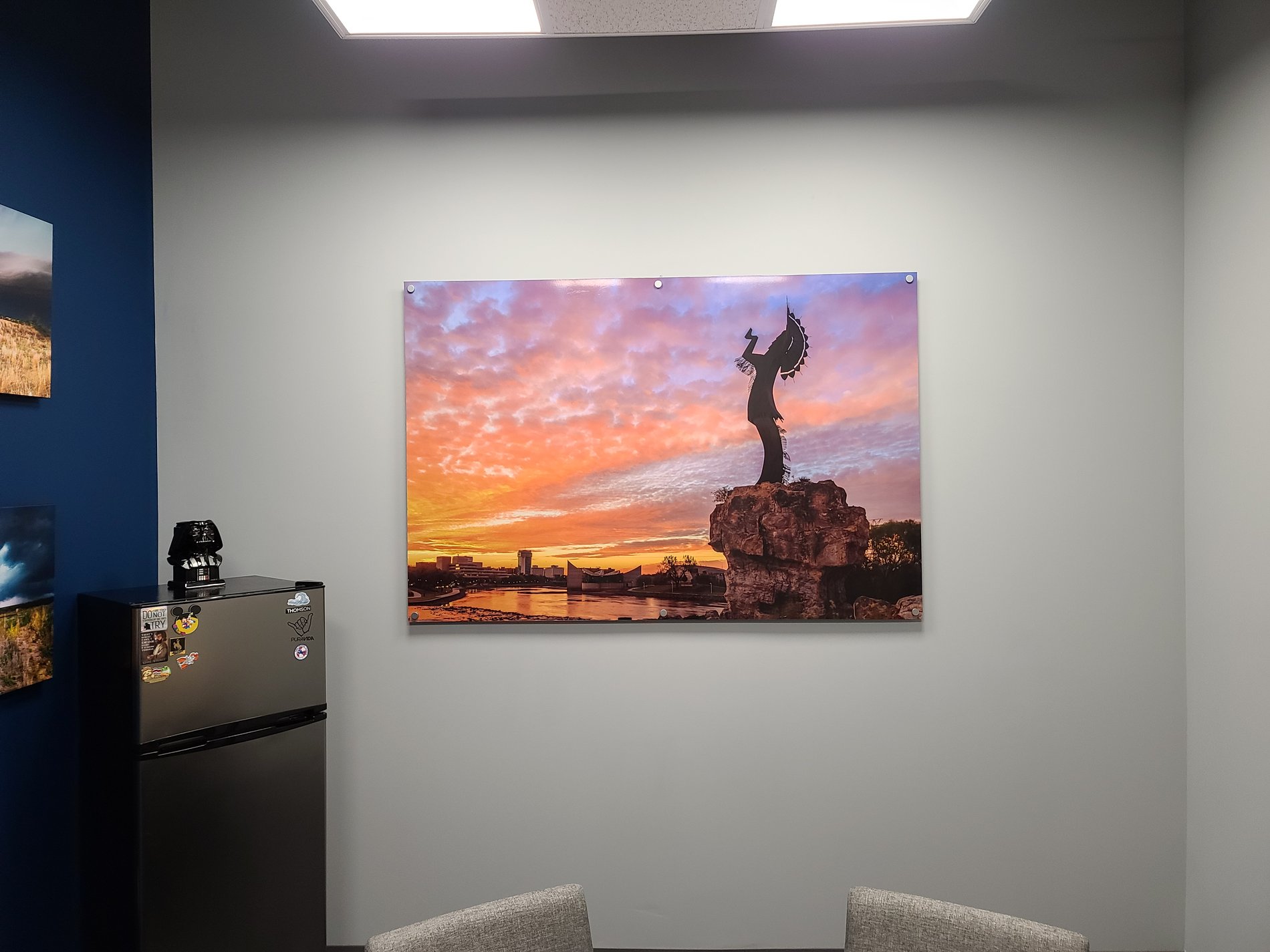 Some Local wall art to set off our Conference Room