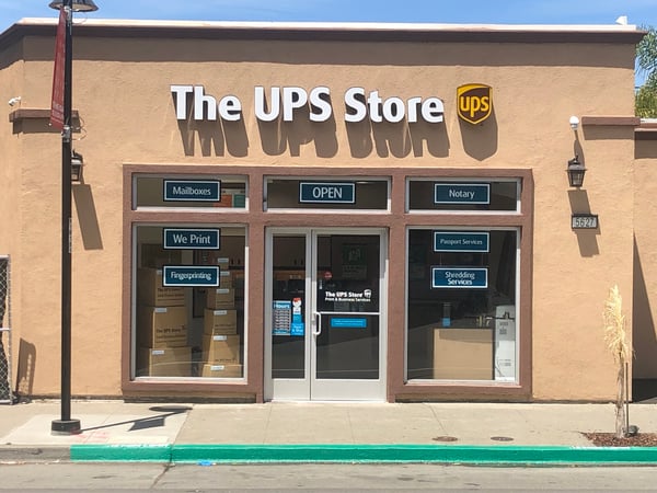 4 dedicated parking spots for UPS Customers