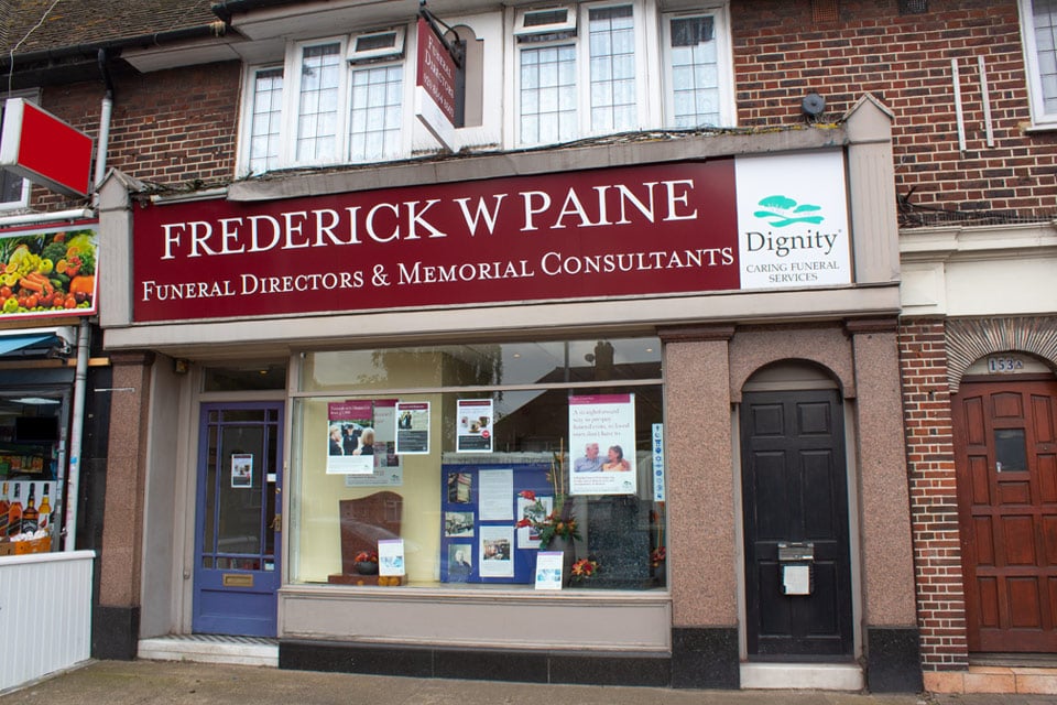 Frederick W Paine Funeral Directors in Sutton