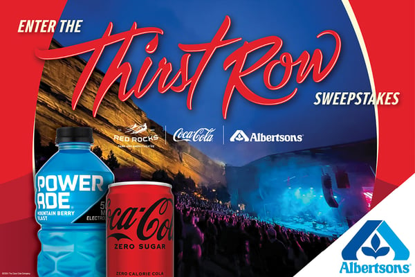 enter the thirst row sweepstakes Powerade Coca Cola