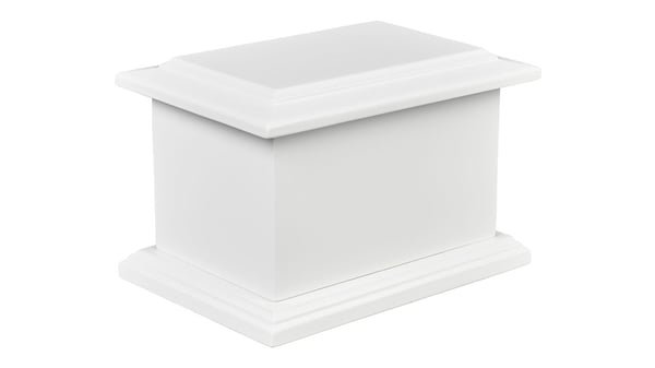 Child's White from our Traditional Urns and Ashes Casket collection