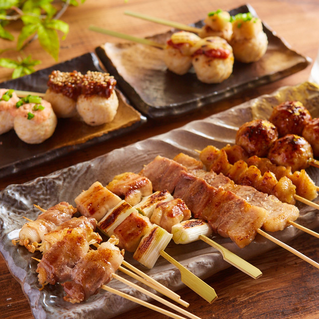■ つくも名物「鉄板串」 ■
