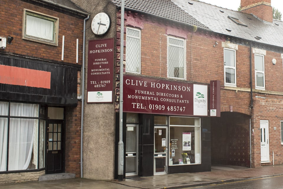 Clive Hopkinson Funeral Directors on Watson Road, Worksop