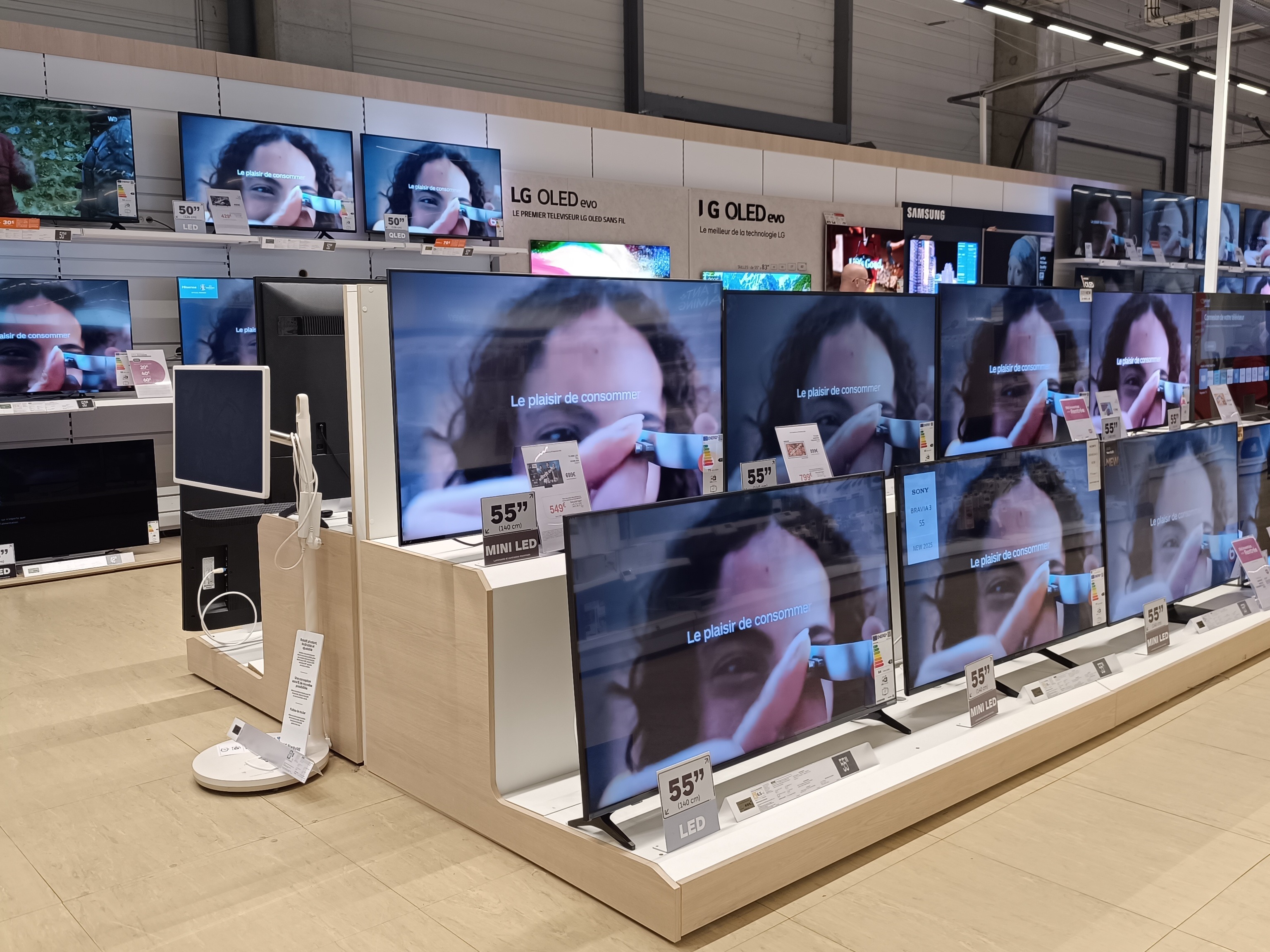 Boulanger Biganos Arcachon rayon TV