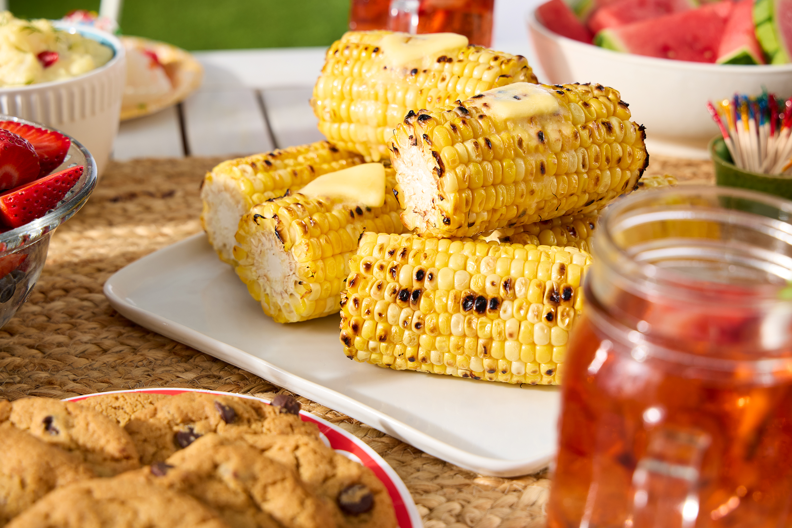 labor day grilled corn