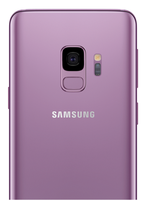 The back of the Samsung Galaxy S9| S9+ highlighting the phone's camera