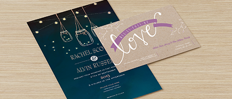 Invitations printed from The UPS Store