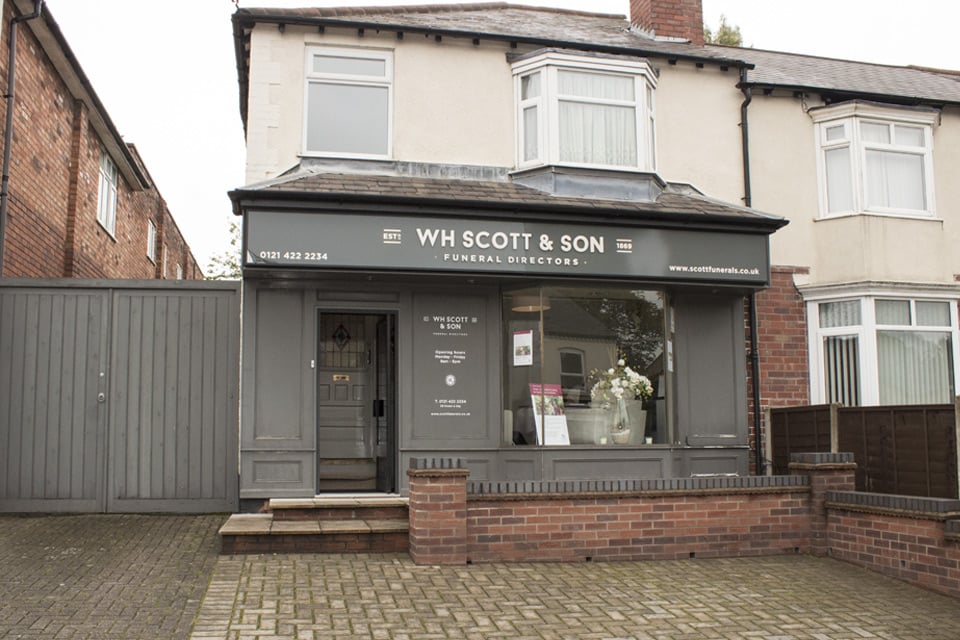 W H Scott & Son Funeral Directors in Quinton, Birmingham