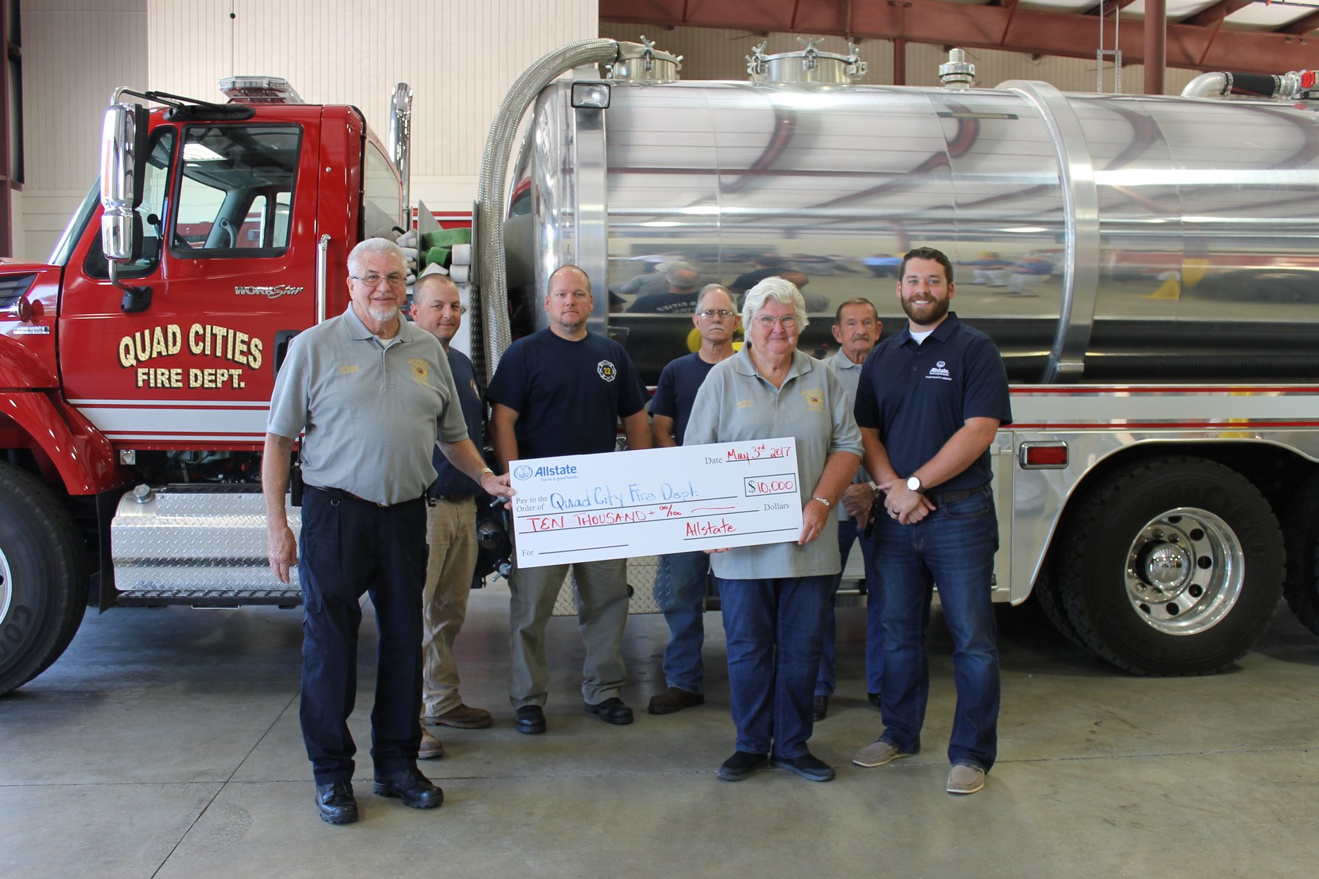Good Hands in the Community Grant - Quad Cities Fire Department