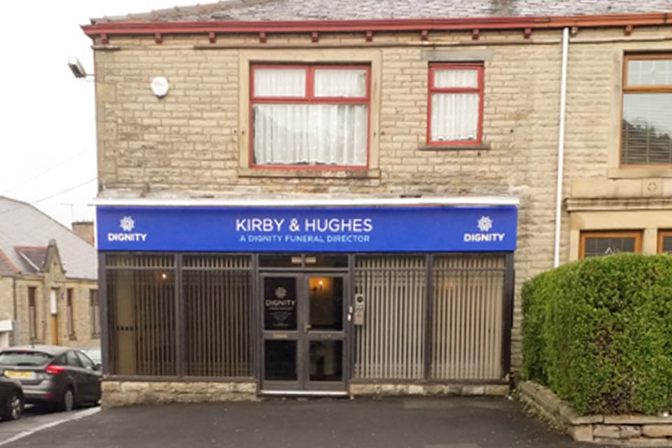 Kirby & Hughes Funeral Directors in Accrington, Lancashire.