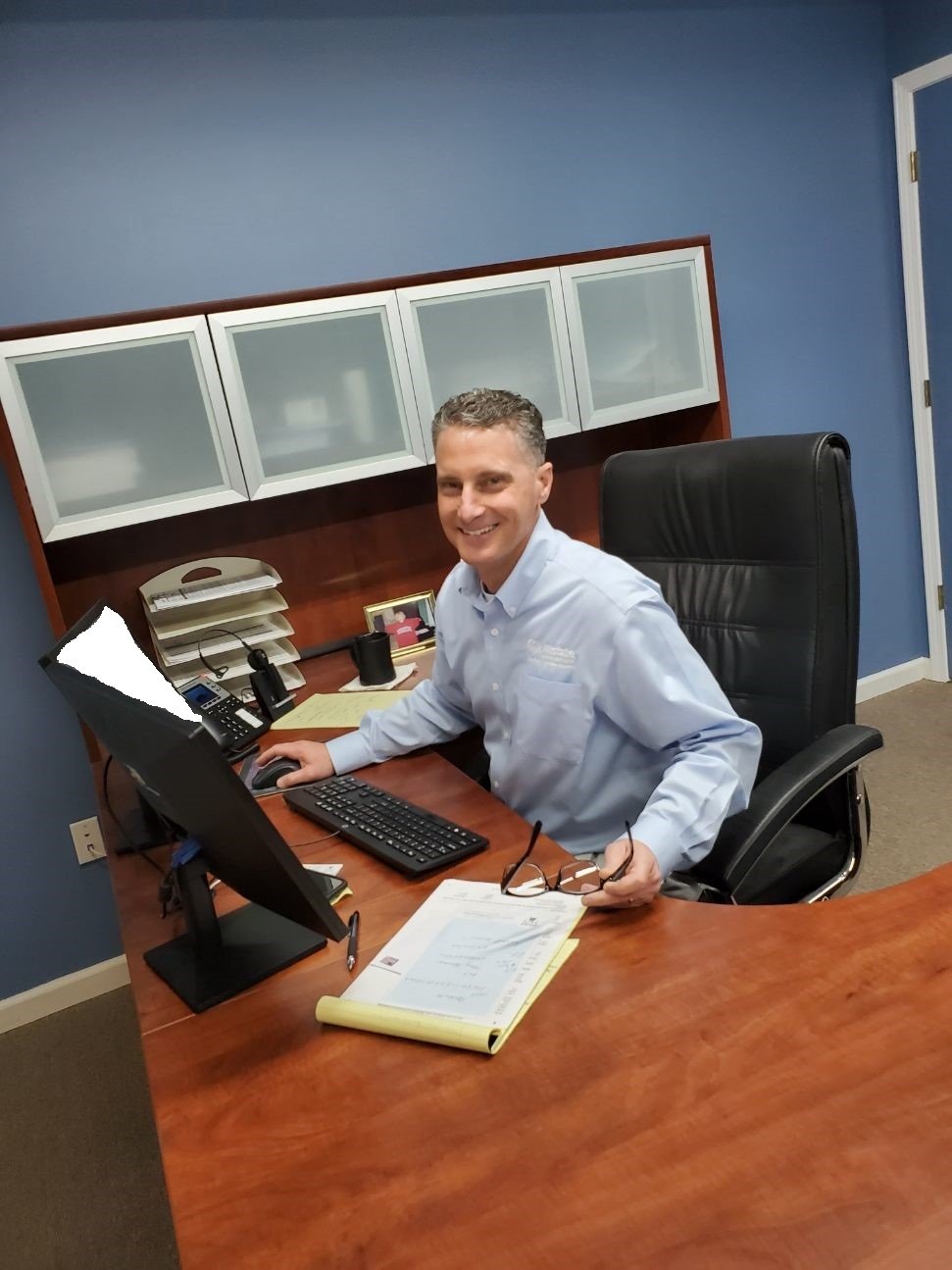 Gary at work