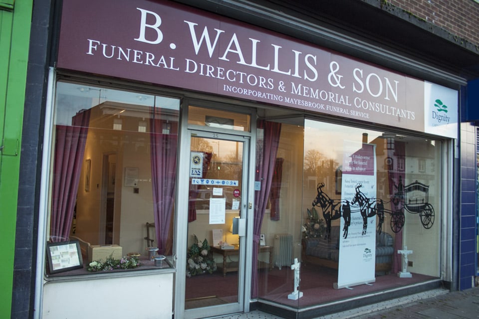 B Wallis & Son Funeral Directors in Longbridge Road, Barking
