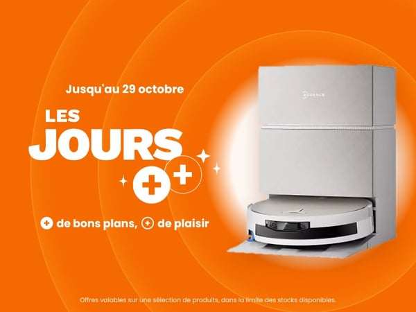 Robot Aspirateur Laveur ECOVACS Deebot X12 Pro Omni - vidange et séchage automatique