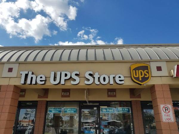 Facade of The UPS Store Kirkman Oaks Publix Shopping Center