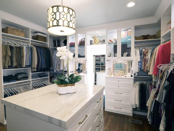 Luxury walk-in closet